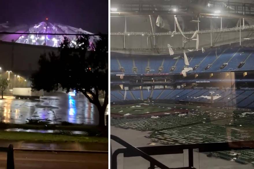 Ovaj stadion na Floridi je trebao biti prihvatni centar. Evo što mu je učinio uragan Milton