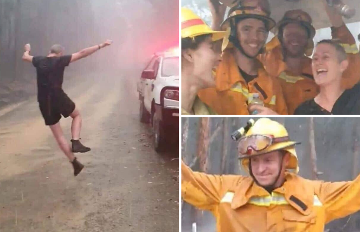 Napokon pala kiša u Australiji: Vatrogasci plaču od sreće...