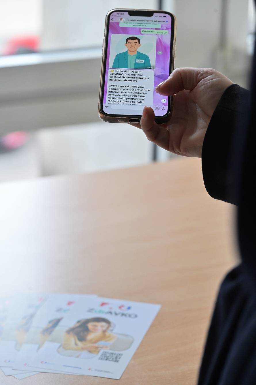 Zagreb: Predstavljanje ZdrAVKA - AI digitalnog zdravstvenog asistenta