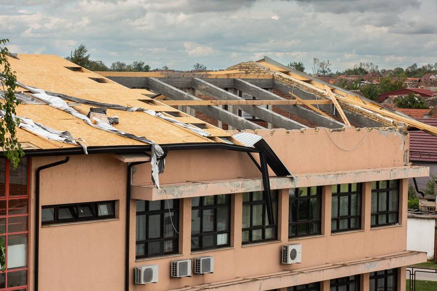 Reportaža o šteti nakon nevremena u Vukovarskoj županiji 