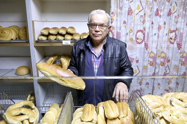 Miroslav Trajković, vlasnik najstarije pekare u Zagrebu u kojoj se kruh peče u parnoj peći