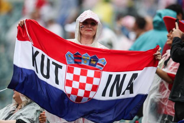 SP 2026 Philadelphia: Navijači na tribinama uoči utakmice Hrvatske i Gane