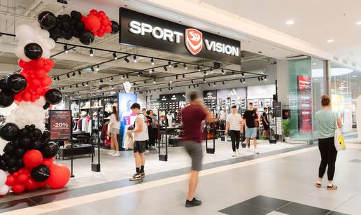 Sport Vision otvorio najveću trgovinu u Hrvatskoj – Nova lokacija u Arena centru