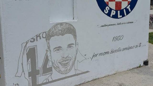 Mario Vušković dobio mural i igra na turniru u Splitu s ocem! 'Dobro je dok se ne posvađamo'