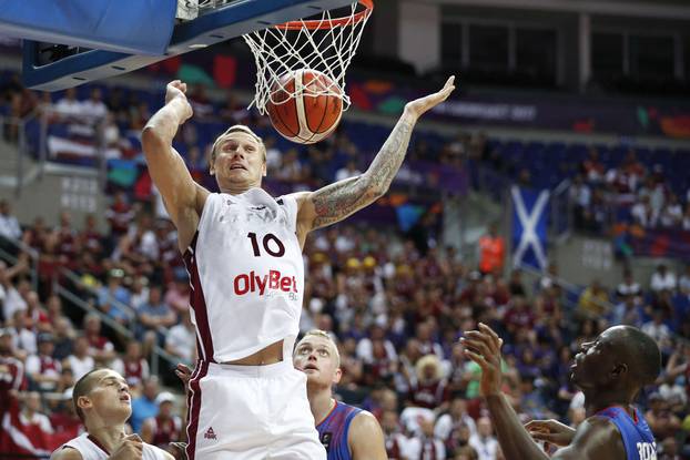 Eurobasket: Latvia v Great Britain