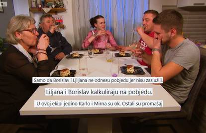 Gledatelji pohvalili domaćicu, a kritizirali su Ljiljanu i Borislava: 'Oni kalkuliraju na pobjedu!'