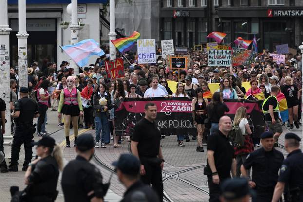 U Zagrebu održana 25. Povorka ponosa