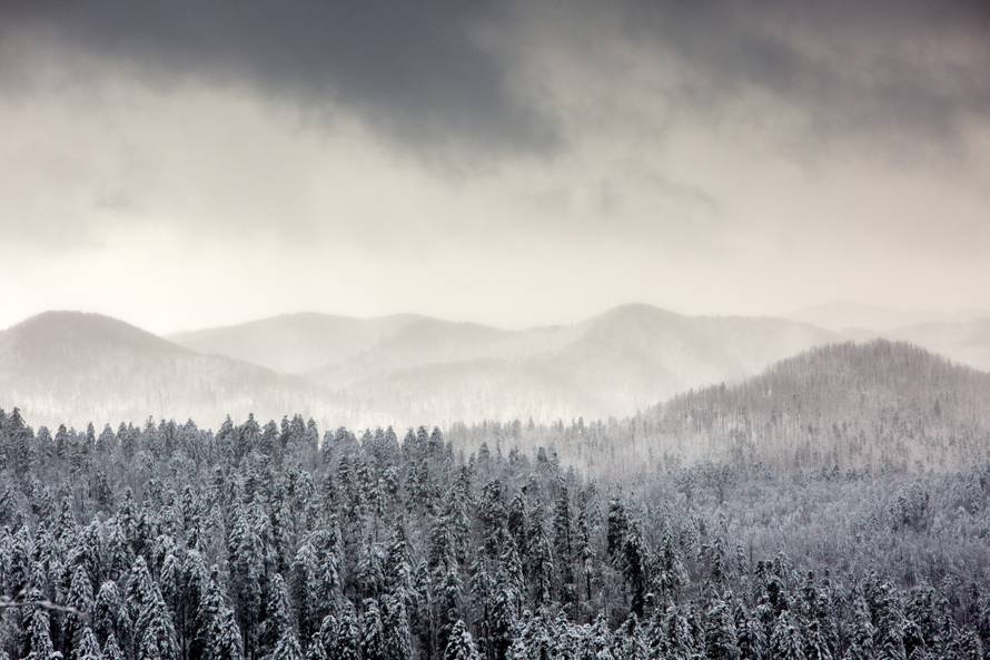 Snijeg prekrio Sljeme i Platak, Rijeka rekorder po količini kiše