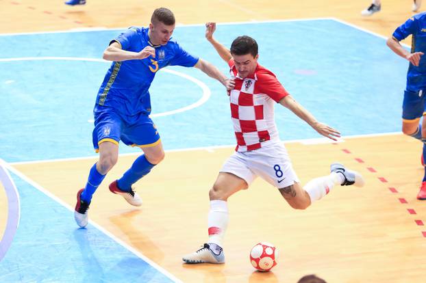 Osijek: Hrvatska futsal reprezentacija protiv Ukrajine za odlazak na EP