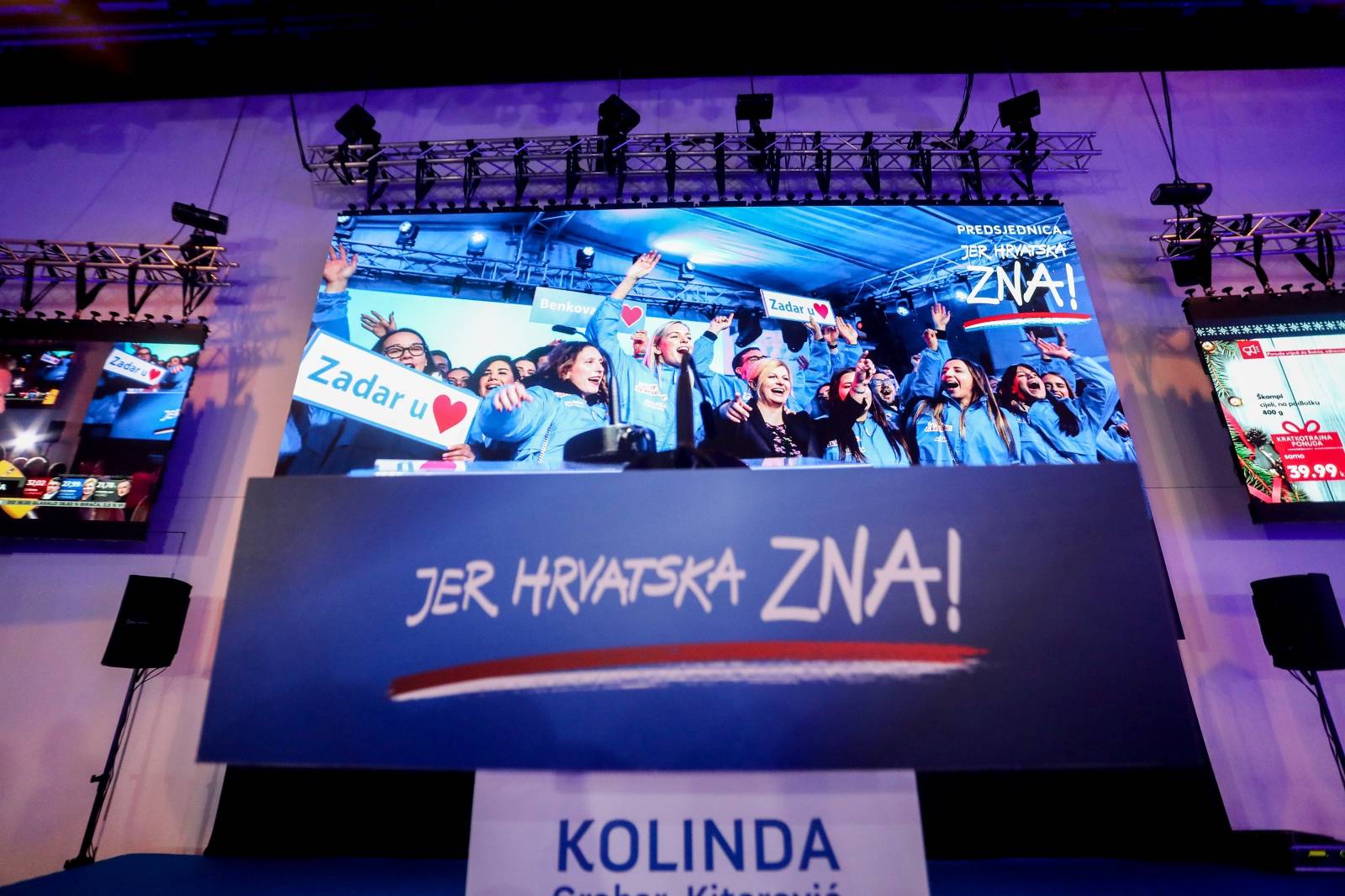 Zagreb: Izborni stožer Kolinde Grabar-Kitarović