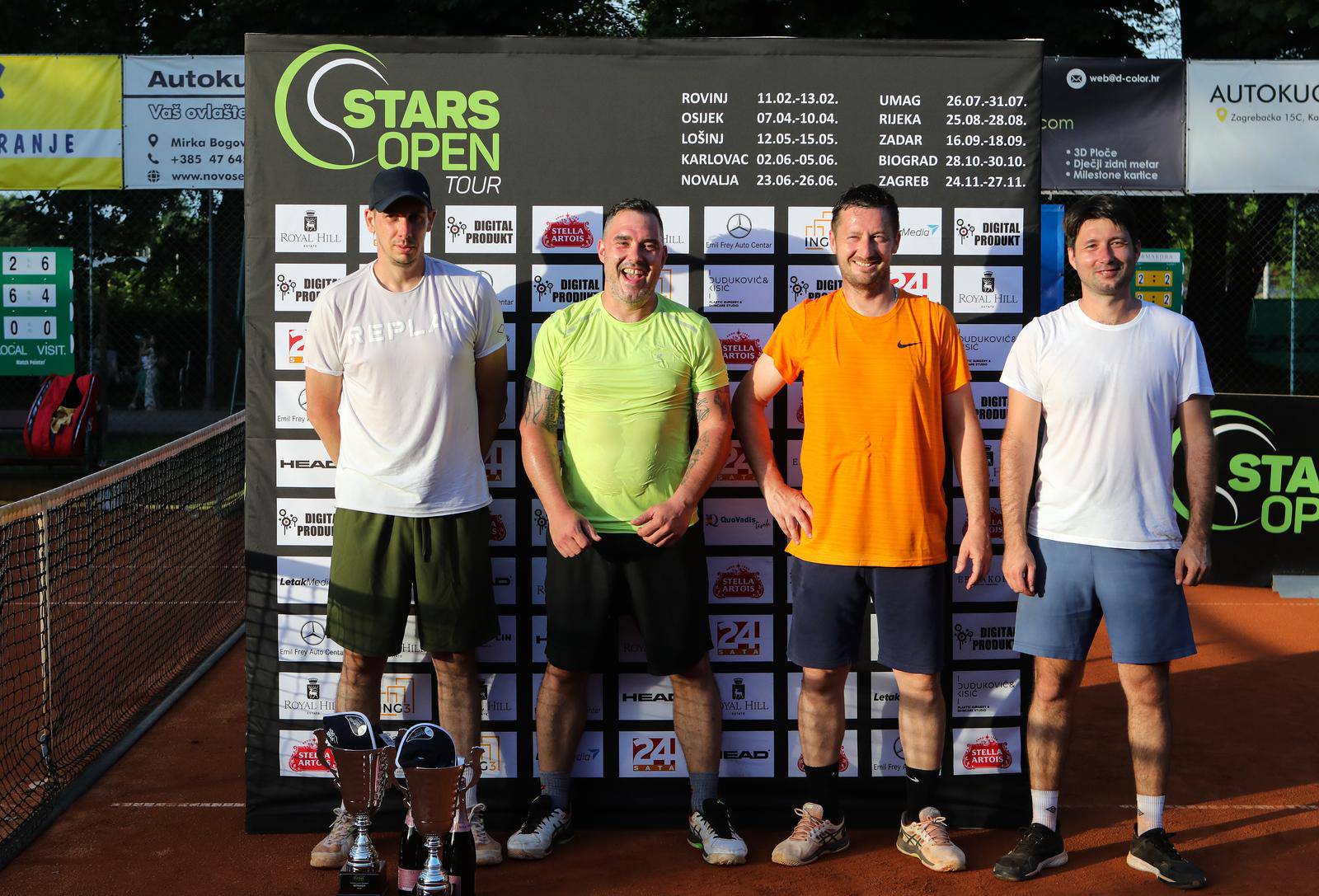 Karlovac: Završen je teniski turnir Stars Open Tour 