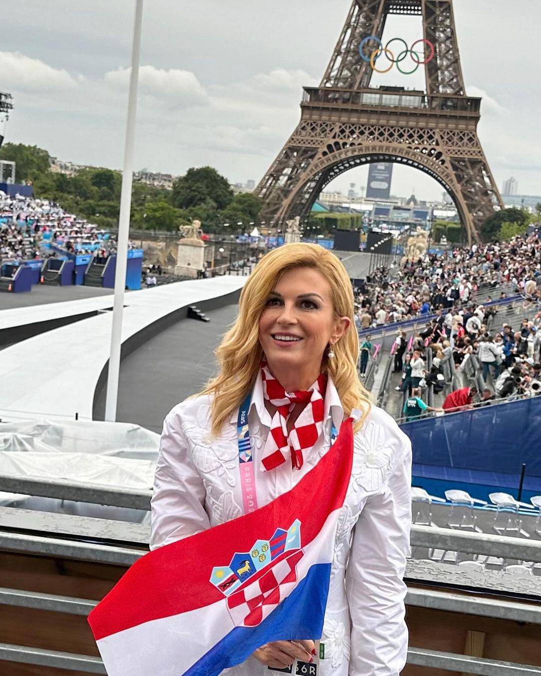 FOTO Opa, koja majica! Kolinda opet privukla pažnju u Parizu