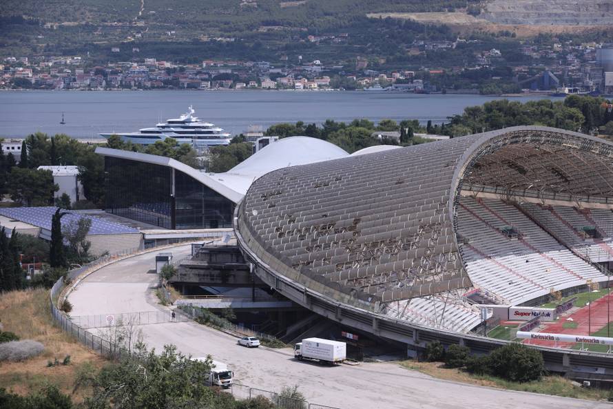 Poljud oštećen u oluji koja je poharala Split