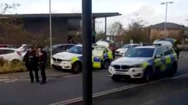 Cars are parked outside the Bermuda Adventure Soft Play World in Nuneaton