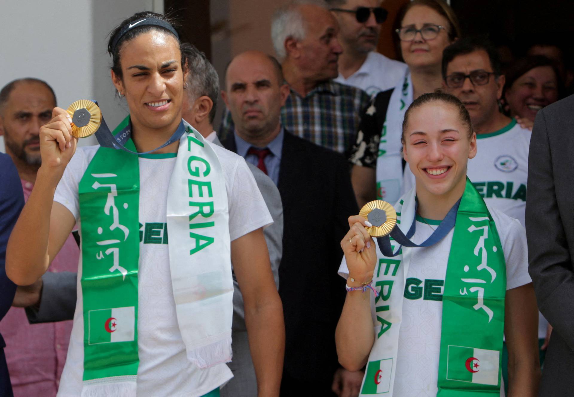 Khelif and Nemour arrive in Algiers