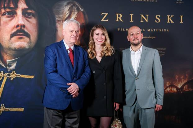 Zagreb: Premijera dugometražnog igrano-dokumentarnog filma "Zrinski"
