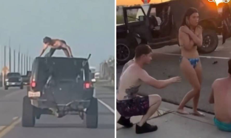 ŠOK SNIMKA Tverkao na Jeepu koji se zabio u Teslu. Kritično je