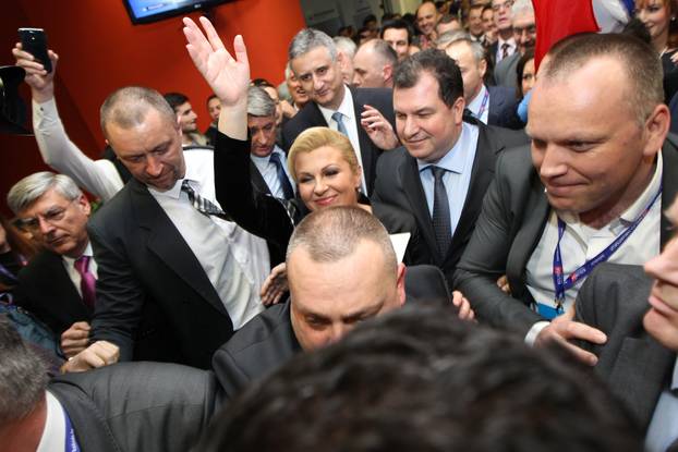 ARHIVA - Prije to?no 10 godina Kolinda Grabar-Kitarovi? pobijedila je u drugom krugu predsjedni?kih izbora