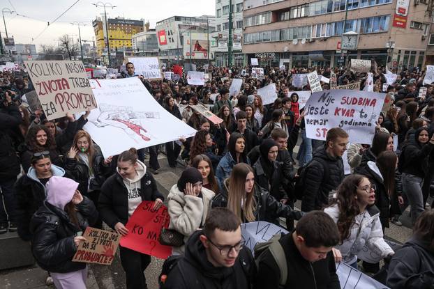 Novi prosvjed na ulicama Sarajeva nakon teške tramvajske nesreće