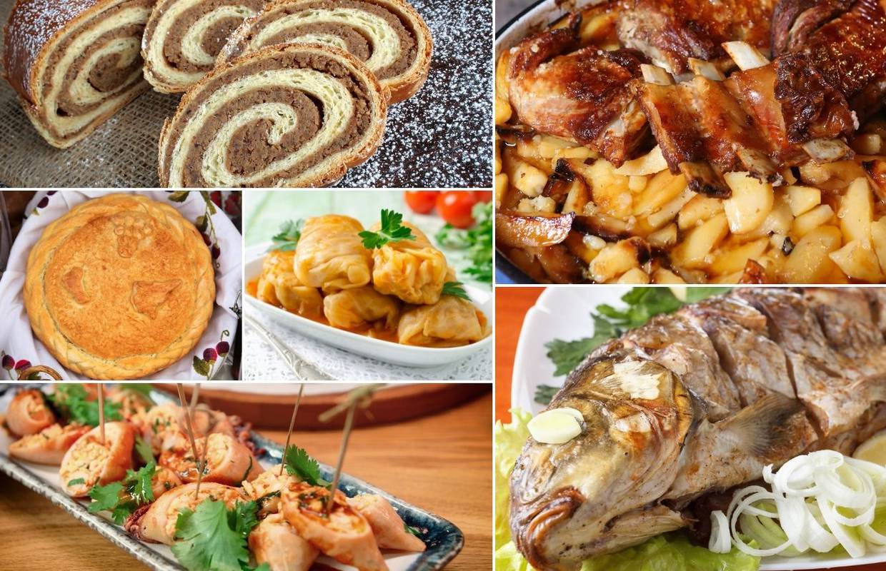 Tradicionalna blagdanska jela: Od ribe i morskih plodova pa do pečenja, salati i finih slastica