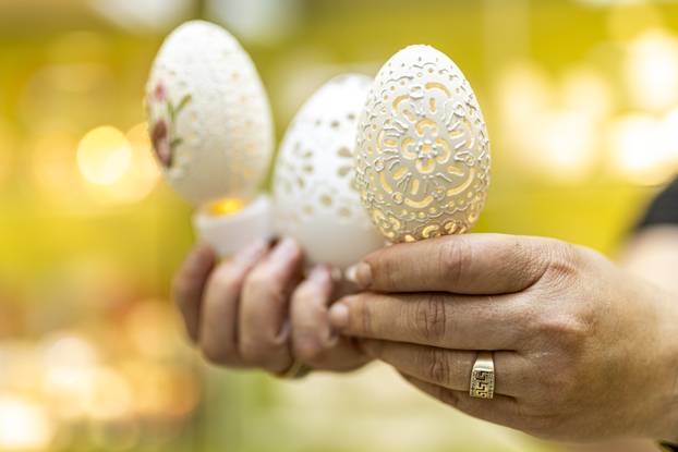 Županja: Amalija Romić radi unikatne uskršnje ukrase