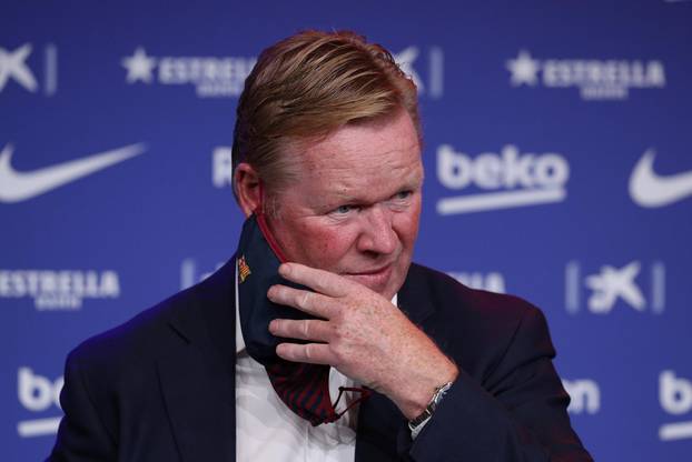 Barcelona unveil new coach Ronald Koeman