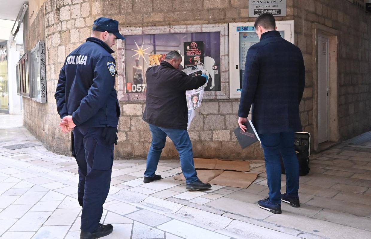 U centru Zadra osvanuli plakati s omčom i natpisom 'Anemični'