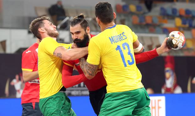 2021 IHF Handball World Championship - Preliminary Round Group B - Spain v Brazil