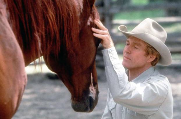 THE HORSE WHISPERER  1998 Buena Vista Distribution film with Robert Redford