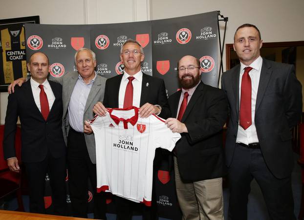 Soccer - Sheffield United Press Conference - London Offices of the Scarborough Group