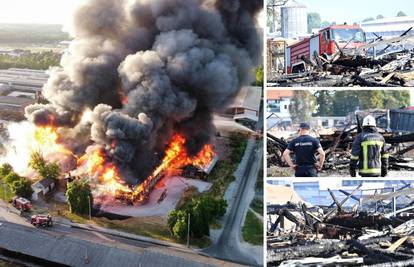Požar u Čakovcu: Vatreni jezici dizali su se preko 20 metara  u zrak i gutali sve pred sobom