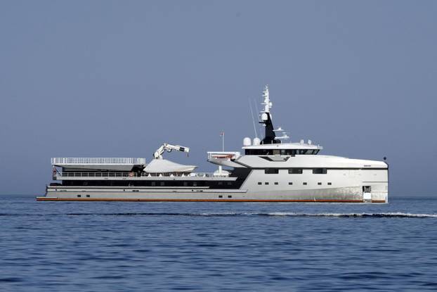 Jeff Bezos' Yacht Support Vessels - Antibes