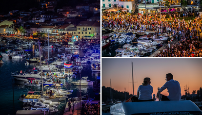 FOTO Prekrasni prizori iz Vele Luke: Stotine se natiskale na rivu u čast Oliveru Dragojeviću