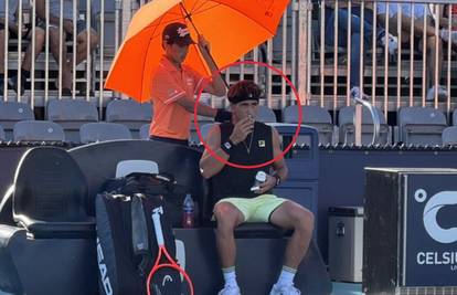 FOTO Argentinac usred teniskog meča zapalio cigaretu na klupi!?