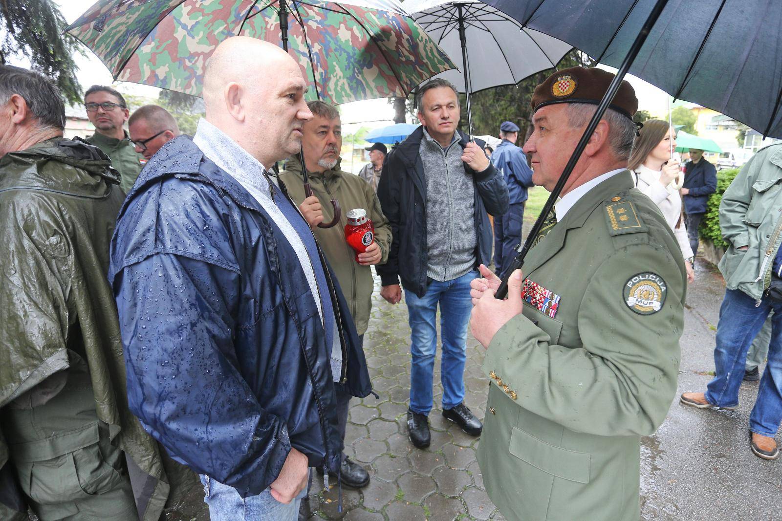 Obilježja 'Za dom spremni' i u Borovu Selu na komemoraciji