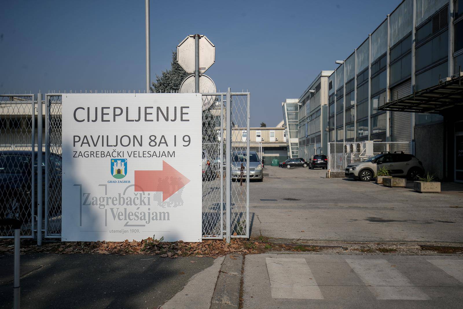 Od 2. studenog cijepljenje će biti u paviljonima 8a i 9 Zagrebačkog velesajma