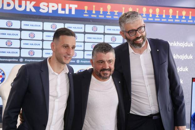 Split: Službeno predstavljen novi trener Hajduka Gennaro Gattuso