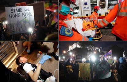 Prosvjednici sasvim demolirali urede novinske agencije Xinhue