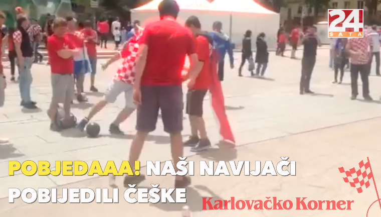 Hrvati i Česi vole se javno: U St. Etienneu zajedno navijaju