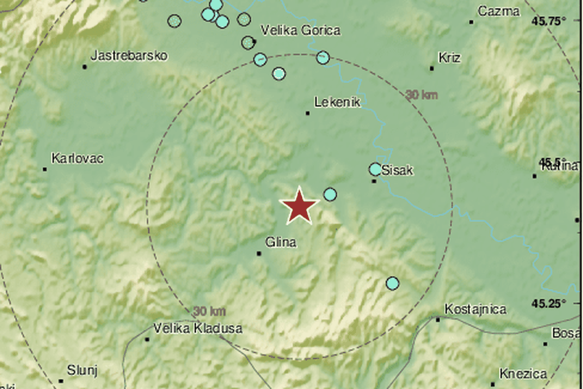 Hrvatsku zatresao novi potres, bio je jačine 4,1 po Richteru