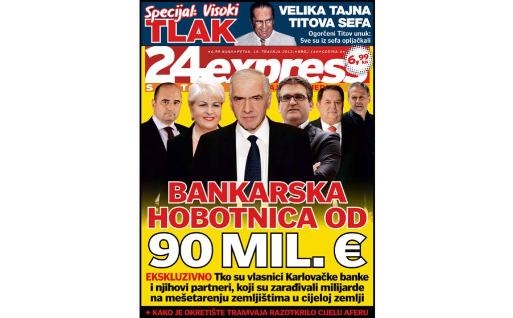 24sataExpress: Bankarska hobotnica od 90 milijuna eura!