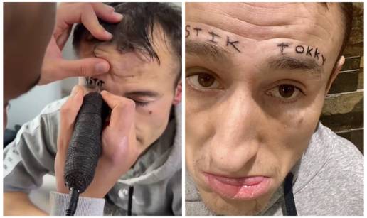 VIDEO Influencer platio fanu 4700 &euro; pa mu istetovirao svoje ime na lice. Prijeti mu kazna