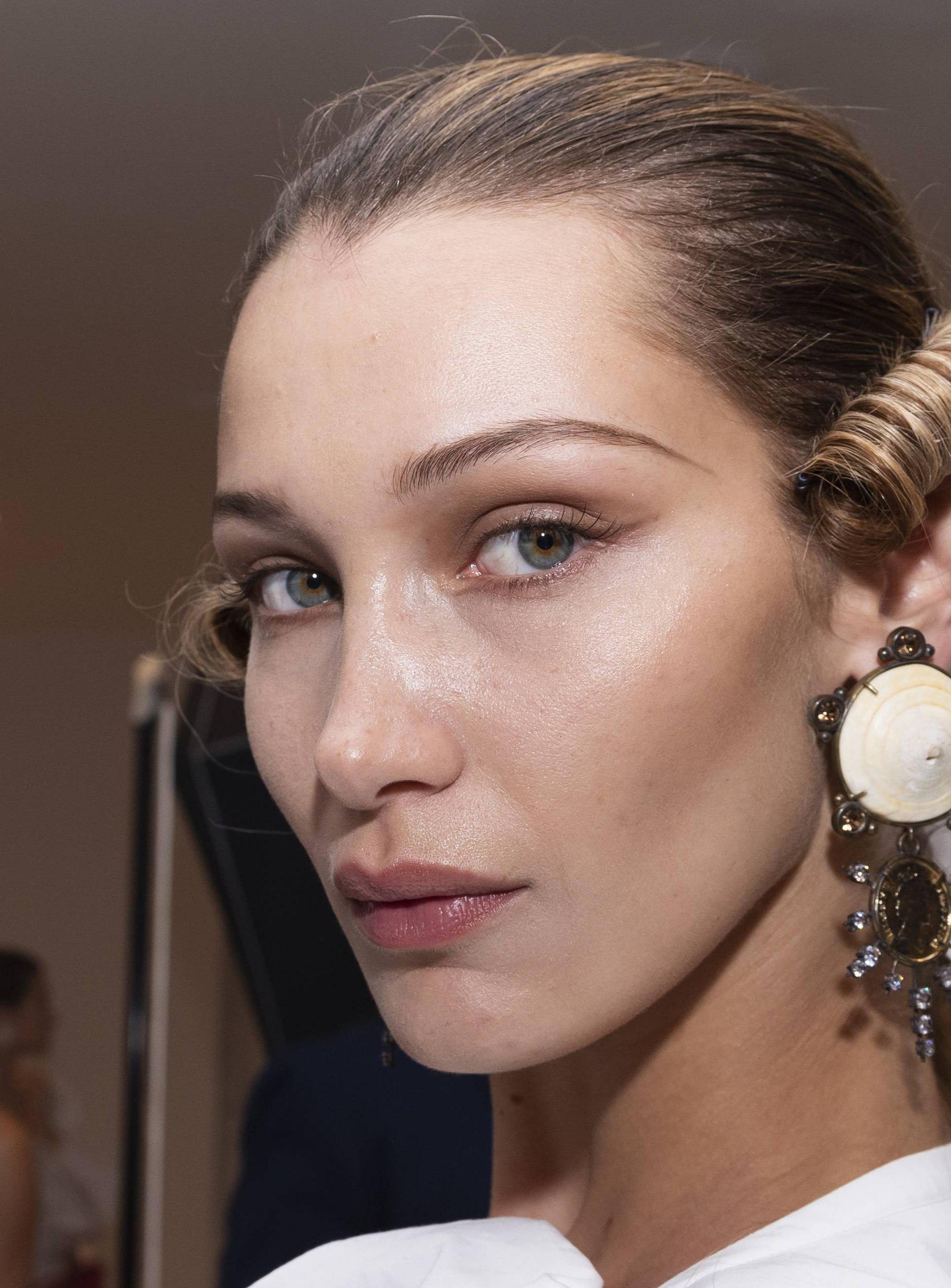 EXCLUSIVE - Bella Hadid at the backstage of Andreas Kronthaler For Vivienne Westwood SS20 Runway during Paris Fashion Week  - Paris, France 28/09/2019