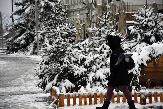 Prava zimska idila na ulicama Slavonskog Broda