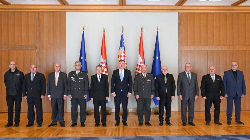 Milanović primio predstavnike zagrebačkih pričuvnih brigada