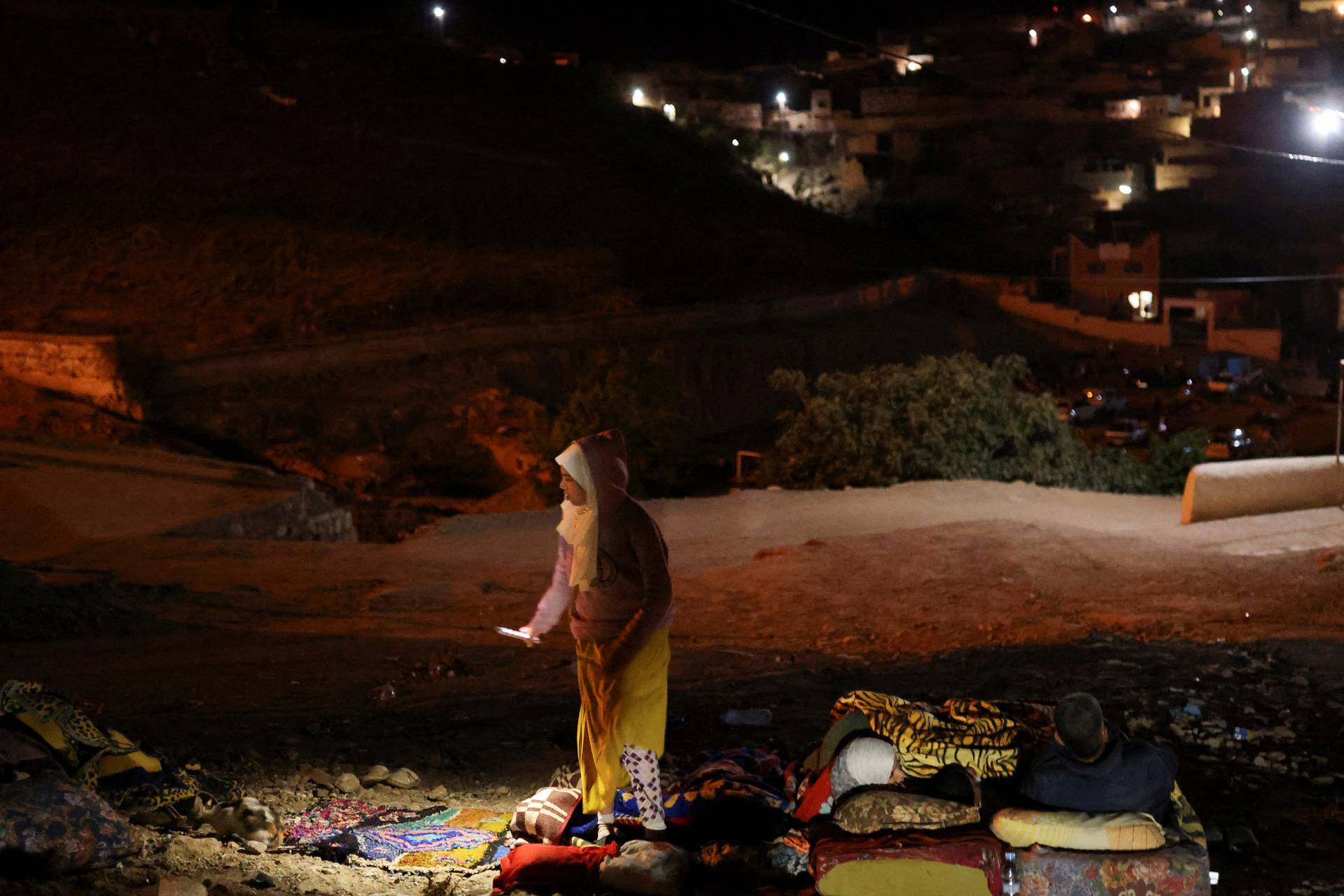 Aftermath of a powerful earthquake in Morocco