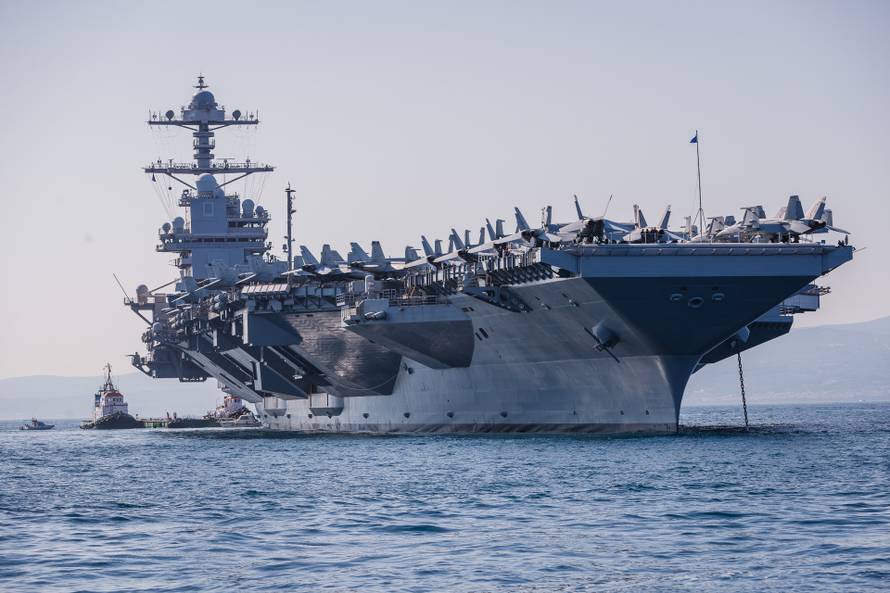 Posjetili smo američki nosač zrakoplova USS Gerald R. Ford koji je u jutarnjim satima stigao u Split