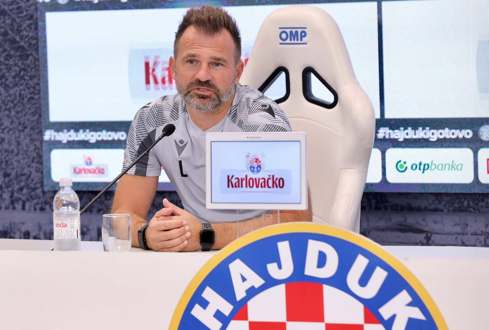 Split: Ivan Leko održao konferenciju za medije uoči utakmice s GNK Dinamo