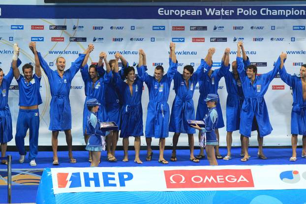 ARHIVA - 2010. Zagreb: Hrvatska vaterpolo reprezentacija postala europski prvak