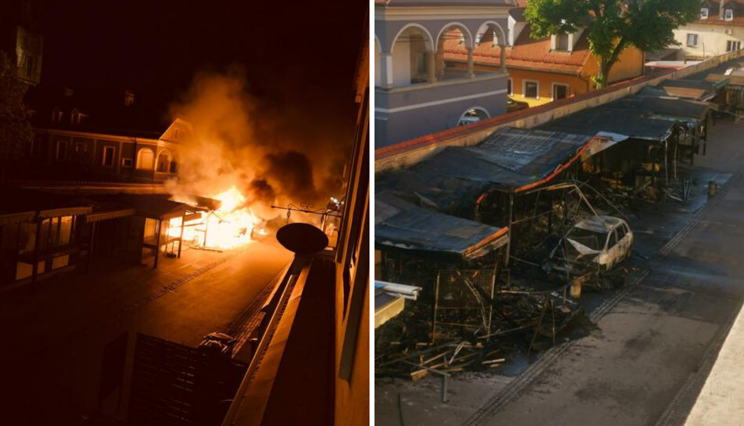 Požar na Opatovini kod Dolca: 'Popucali su nam svi prozori'